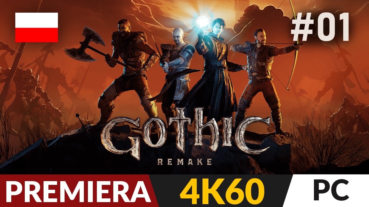 Gothic Remake PL #1 💎 Premiera | Gameplay po polsku 4K | 2026