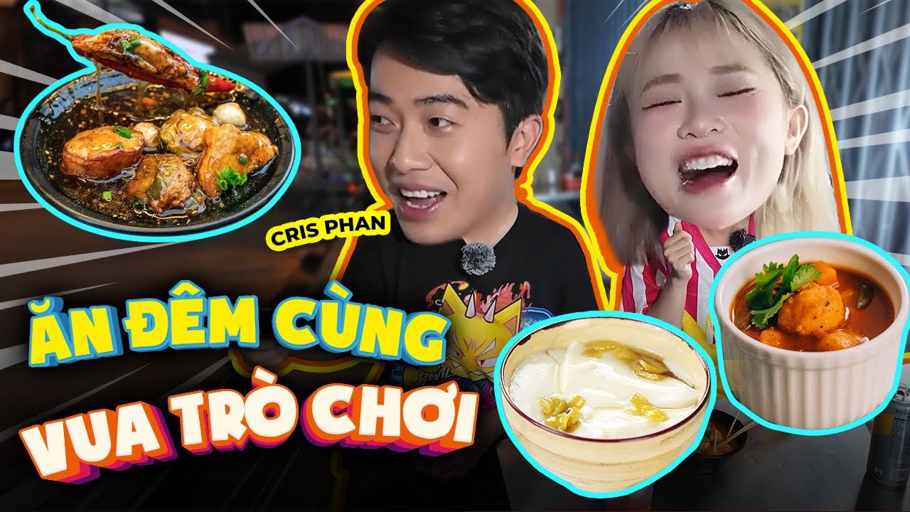 Ăn vặt xuyên đêm chỉ 300K cùng vua trò chơi @CrisDevilGamer. MisThy “tá hoả” khi thử món số 5!?