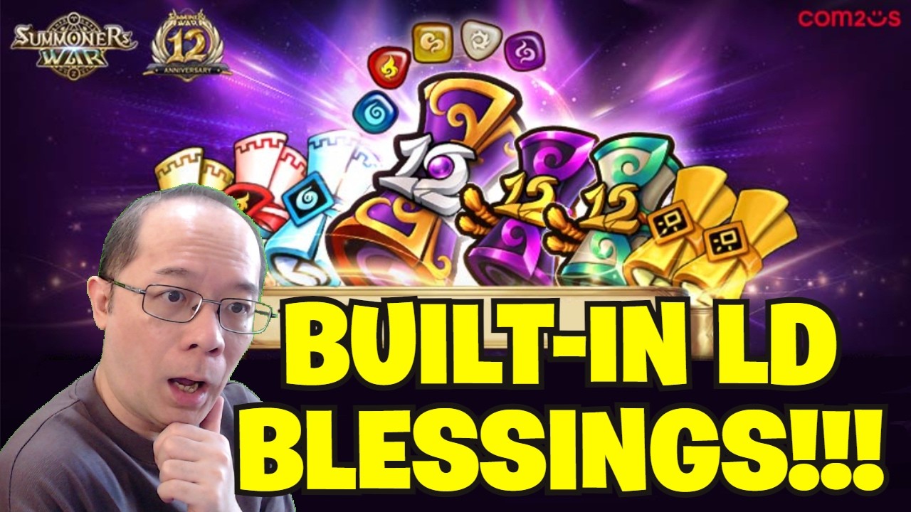 NEW Scrolls!!! 12 Year Legendary Scroll with built in Blessing for ALL ELEMENTS! (Summoners War)
