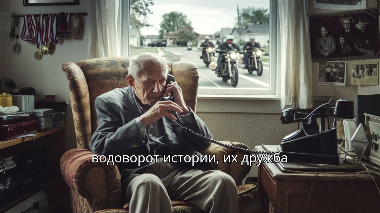 89 ЛЕТНИЙ ВЕТЕРАН, КОТОРЫЙ ПРИТЕСНЯЕТСЯ БАЙКЕРАМИ, СДЕЛАЕТ ЗВОНОК, КОТОРЫЙ МЕНЯЕТ ВСЕ!
