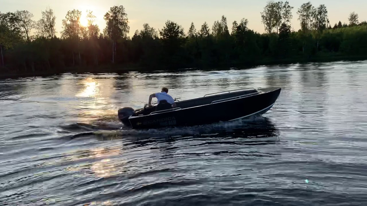 Scandica 510 ALU Yamaha 30 hp. Tiller 20 knots 37 km/h