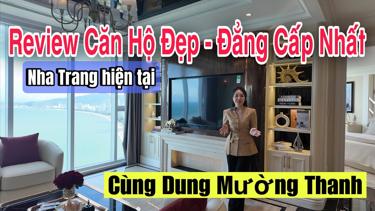 CHIÊM NGƯỠNG CĂN HỘ 123m2 View Toàn Vịnh Nha Trang 