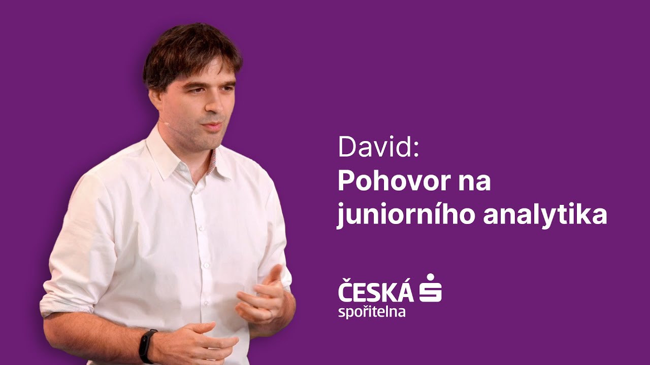 Jak vypadá pohovor na juniorního analytika | David Lacina
