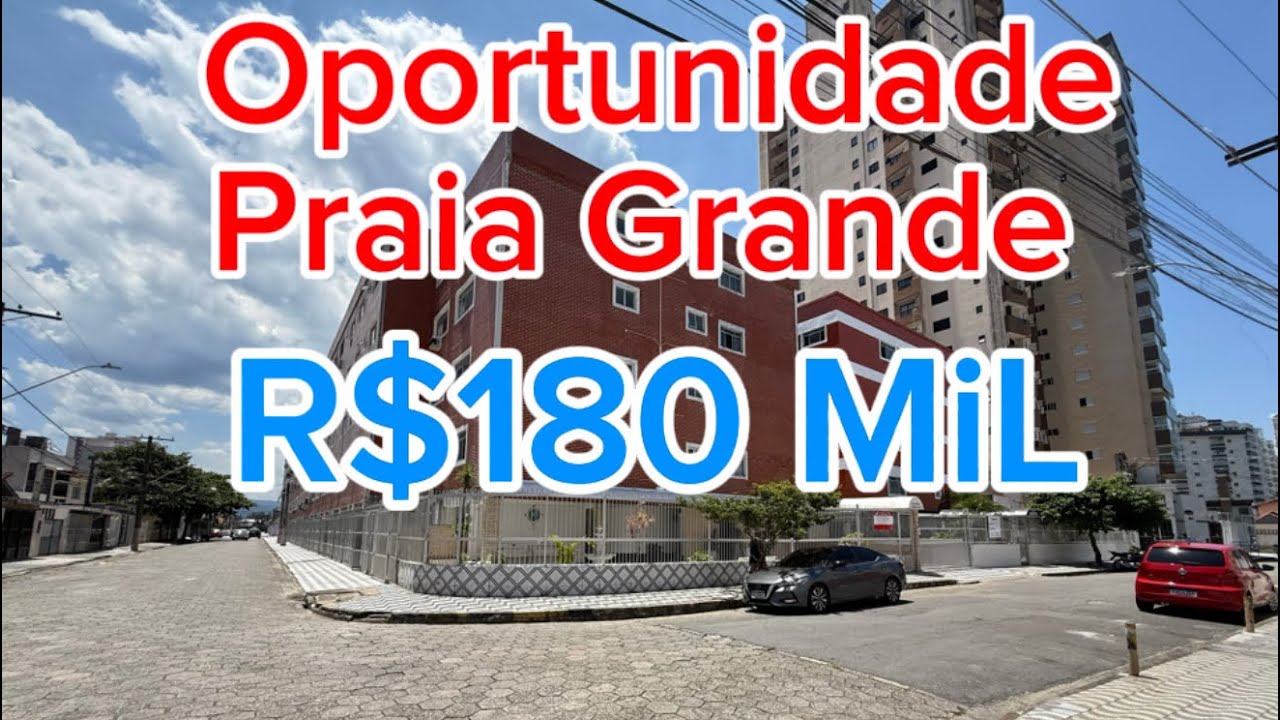 R$180 MiL | Oportunidade | Praia Grande | 250m do Mar | Localização estratégica 