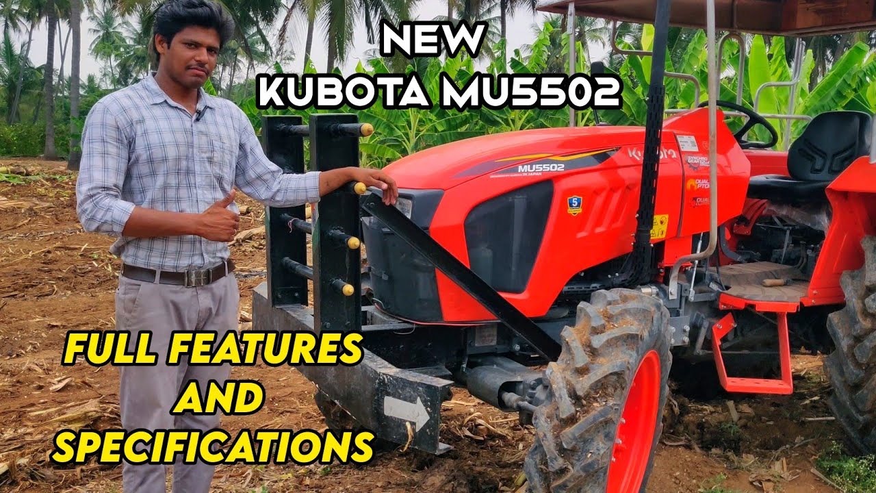 New Kubota MU5502 50hp 4wd Tractor Full review. Features price mileage and specifications