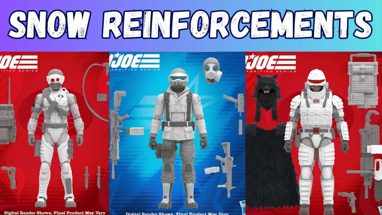 Ещё больше фигурок из серии Arctic GI Joe Classified появится к выходу снегохода SnowCAT и танка ...