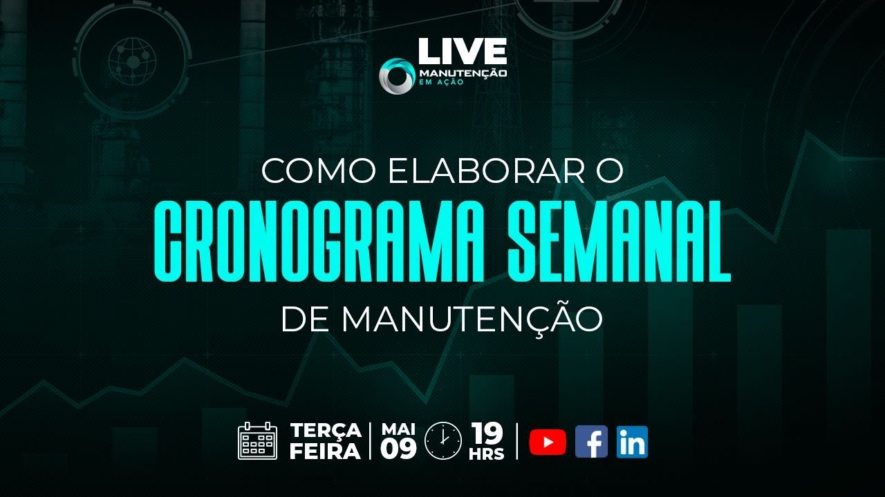 Aula Gratuita - Como elaborar o cronograma semanal de manutenção