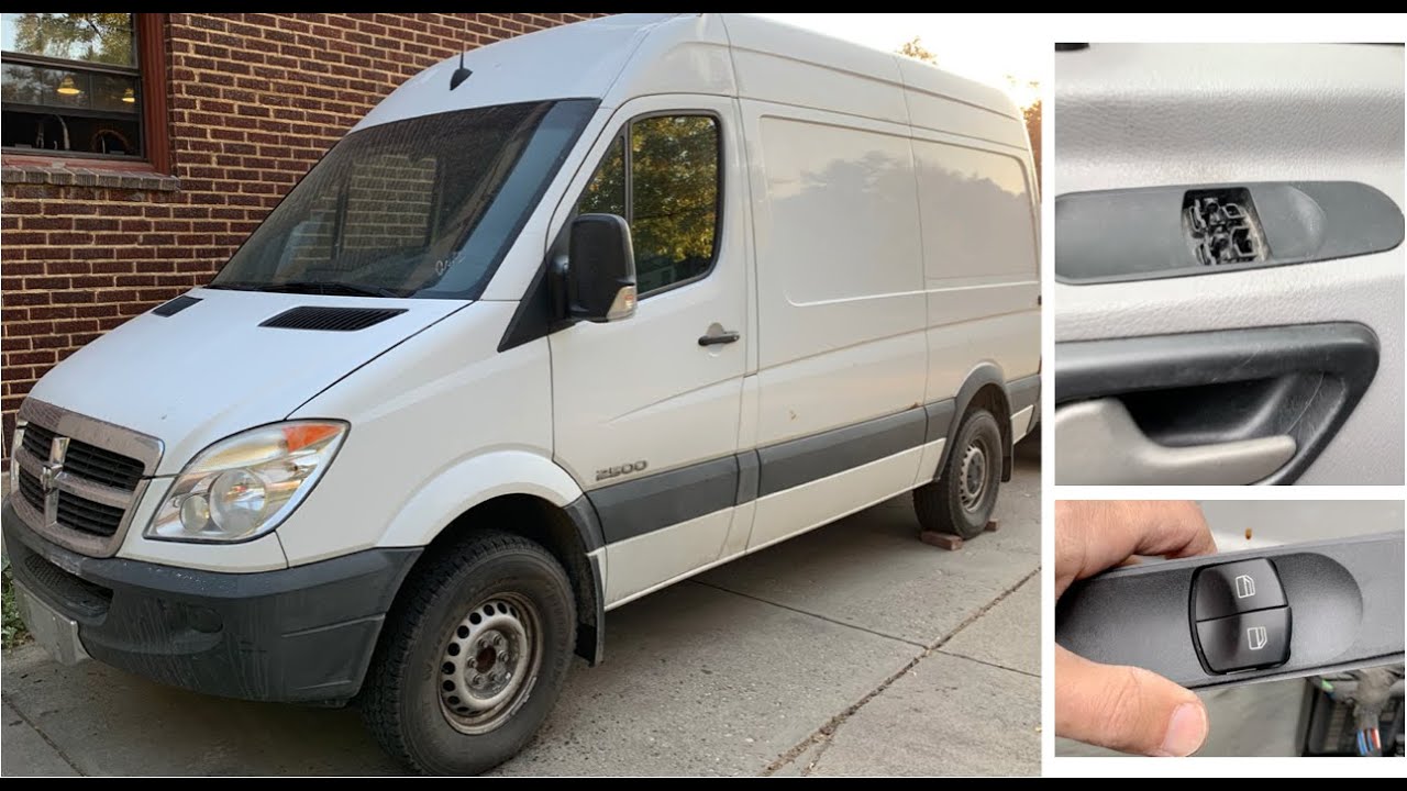 Replacing the power window switches in 2007 Sprinter 2500