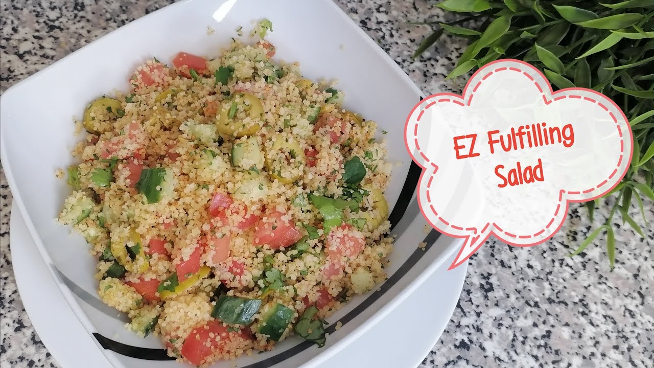 Vegan Fulfilling salad in 20 min- Diet #recipe  #healthyfood
