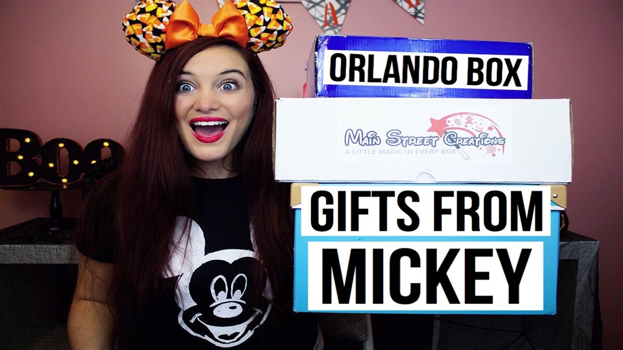 DISNEY UNBOXINGS | THE ORLAND BOX. MAIN STREET CREATIONS. GIFTS FROM MICKEY.