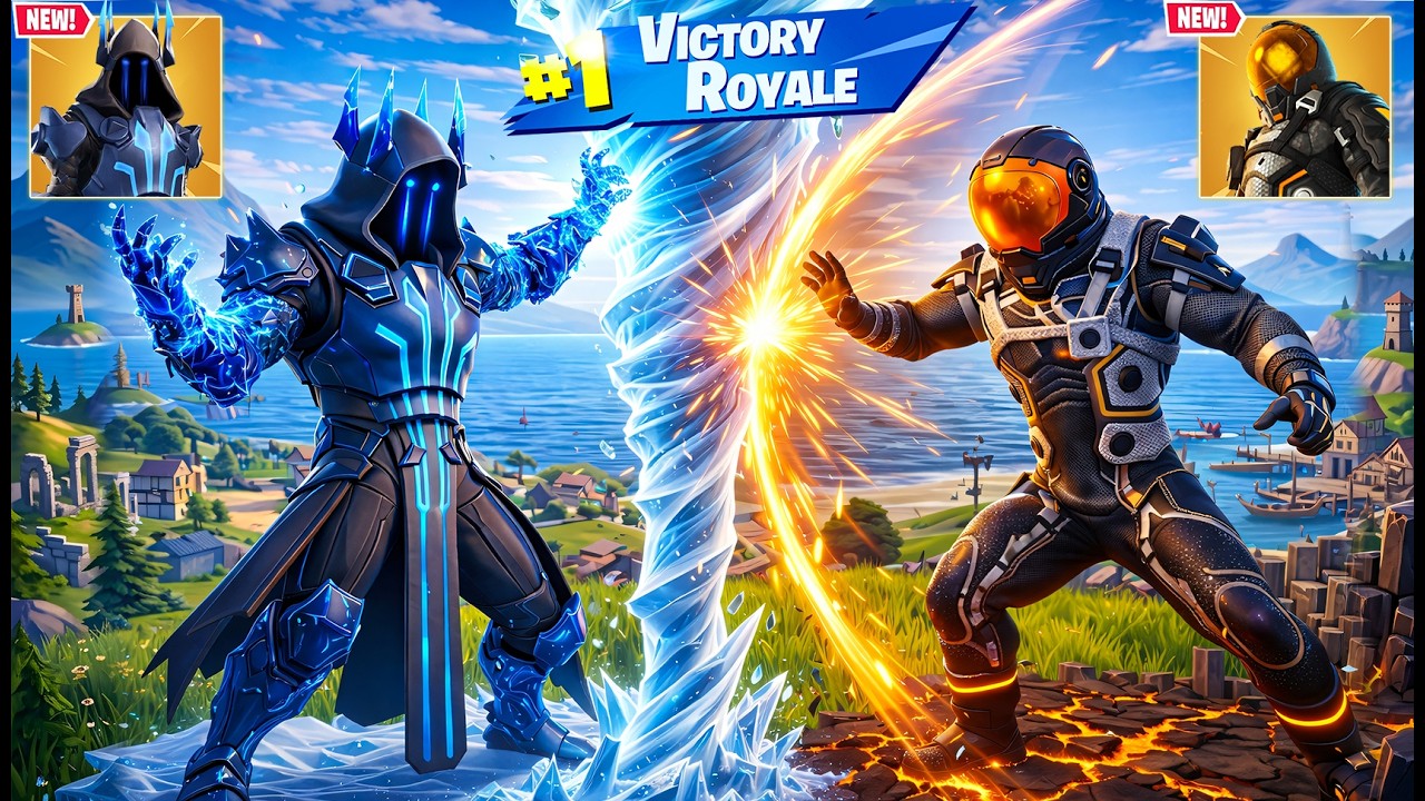 DARK VOYAGER VS ICE KING CHALLENGE IN FORTNITE ( NEW! Chapter 7 Season1)