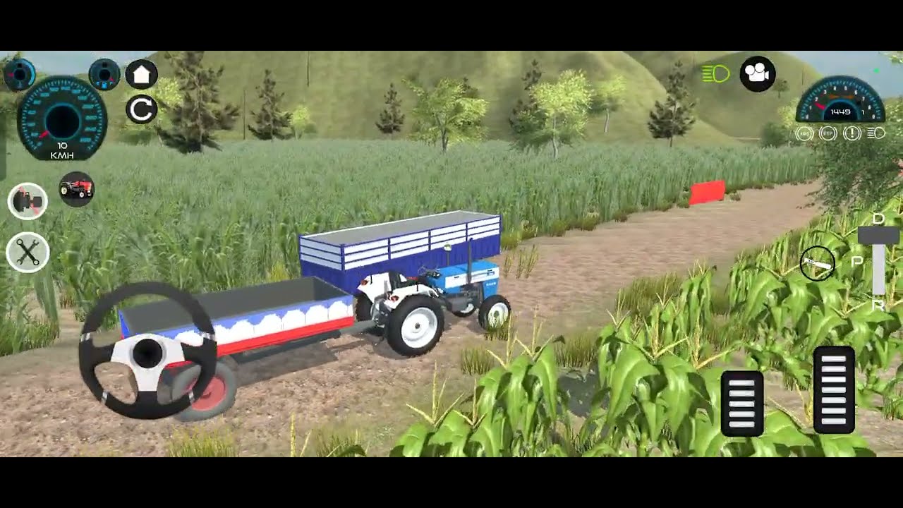 Swaraj 744 Tractore game indian vehicles simulator 3d new apdate best #tractore #game