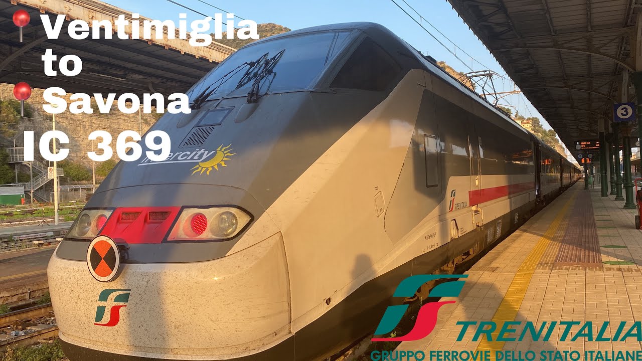 TrenItalia InterCity trip from Ventimiglia to Savona