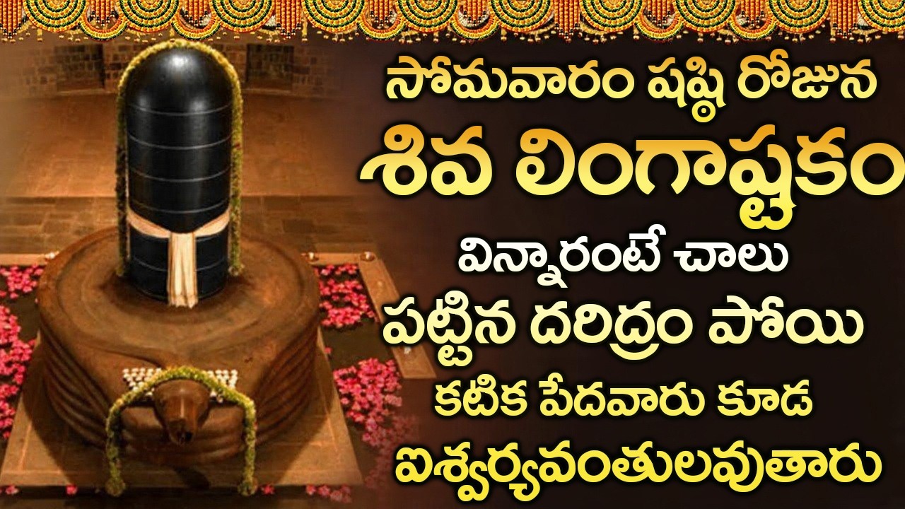 శివ లింగాష్టకం 10 నిముషాలు విన్నా చాలు మహాదేవుని ఆశీస్శులు మీ సొంతం || LINGASHTAKAM