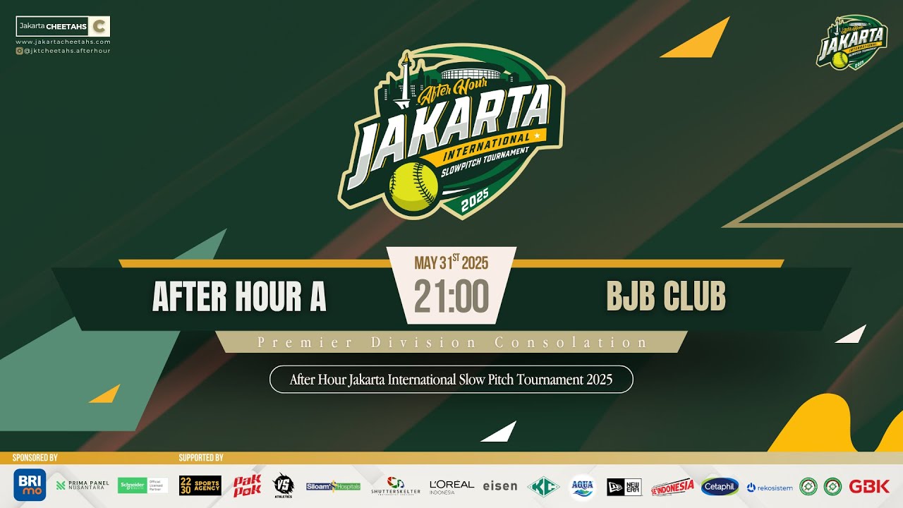 After Hour Jakarta International Slow Pitch Tournament 2025 - After Hour A vs BJB Club