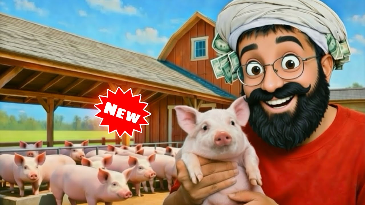 I Build a HUGE Barn for My NEW Pigs 🐖 on My Ranch