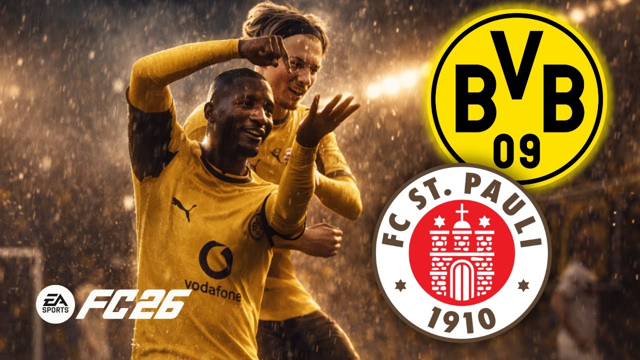 KEINE PUNKTE GEGEN PAULI? | EA SPORTS FC 26 | Bundesliga-Vorschau | BVB vs. FC ST. PAULI #bvb