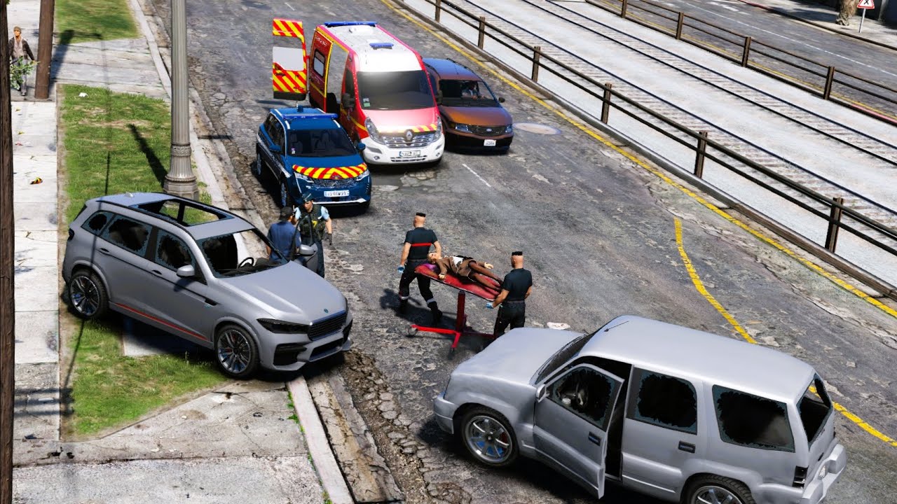 (GTA 5) ACCIDENT TRES GRAVE #LSPDFR #GTA5