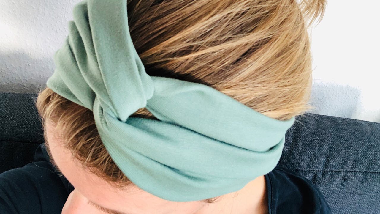 DIY Haarband (aus Jersey- oder T-Shirt Stoff)