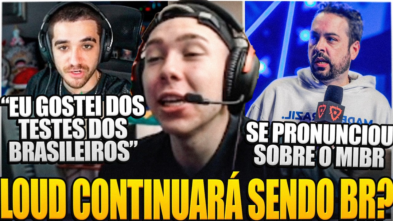 COREANO e LUKXO FALAM SOBRE OS TESTES DA LOUD PARA O PRIMEIRO SPLIT - FROD SE PRONUNCIA SOBRE O MIBR