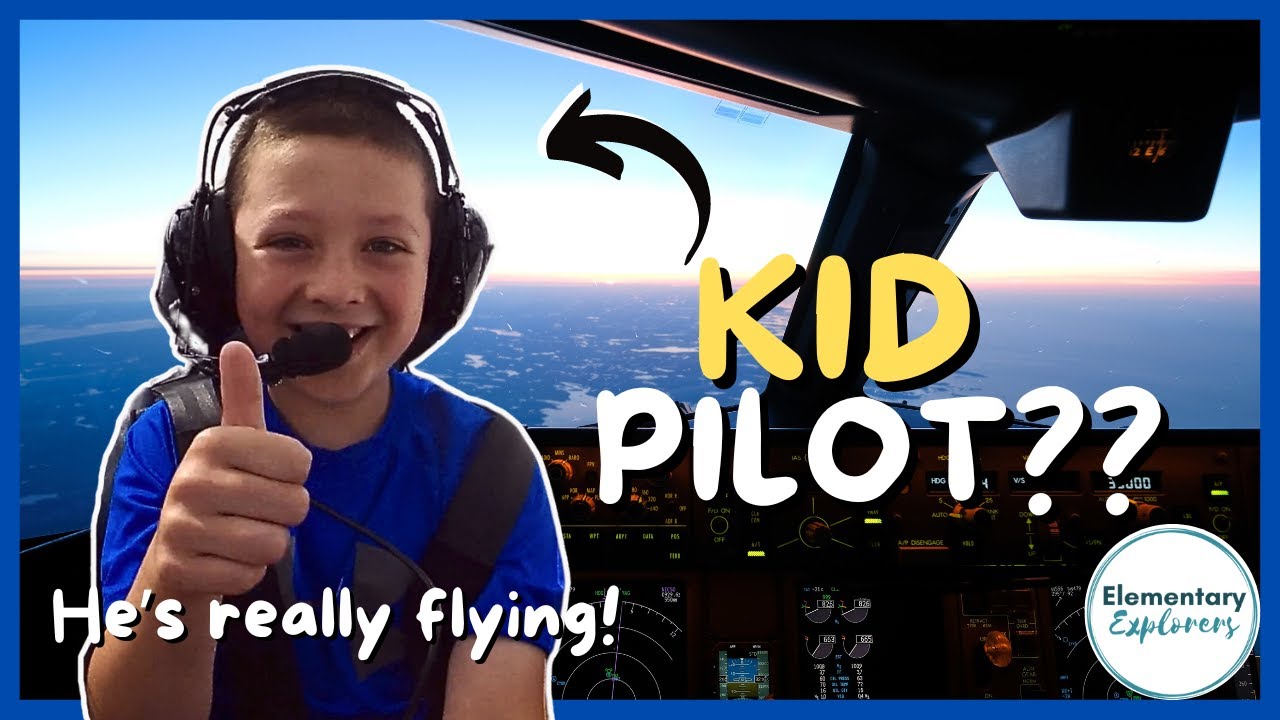 Kids Fly an Airplane! - 5 & 9 Year Old Fly With EAA Young Eagles