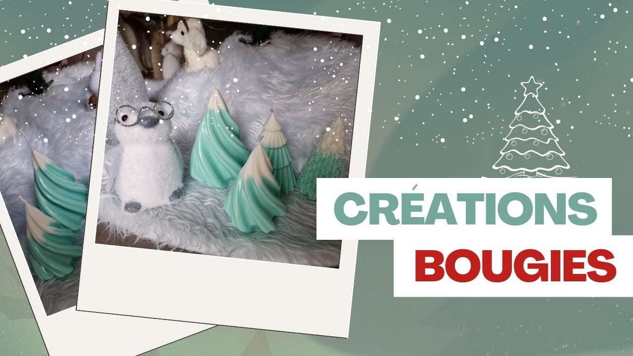 [Tuto]🕯️On crée des #BOUGIES avec moules en silicone 🎁 Un cadeau idéal à offrir à Noël 🎄