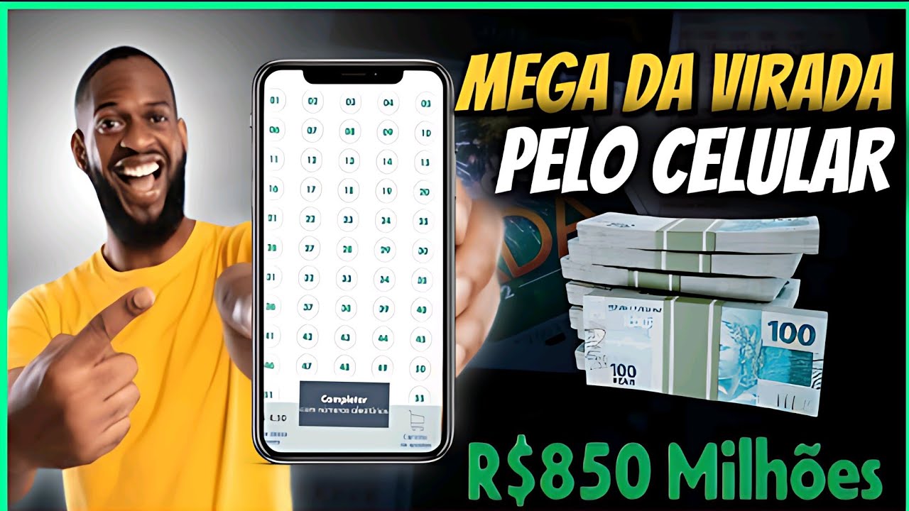 COMO JOGAR NA MEGA DA VIRADA EM 2025 PELO CELULAR SEM SAIR DE CASA 