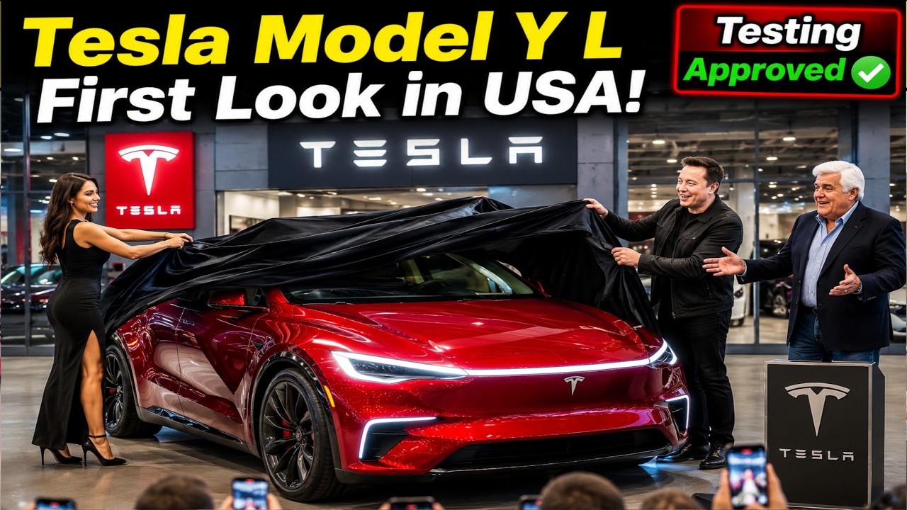Tesla Model Y L First in USA Revealed! Launch Sooner Than Expected? Features & Release Date!
