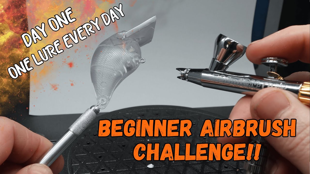 From Beginner To Experienced Lure Painting - Day 1 - Painting a Lure EVERY DAY for a YEAR