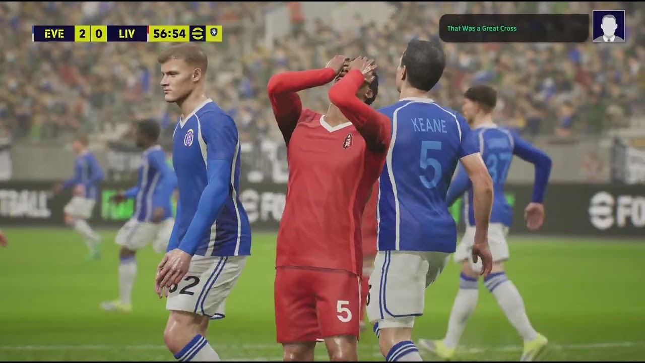 Everton Vs Liverpool(Dream Team). League match. Legend difficulty. #efootball #ps5 #liverpoolfc 