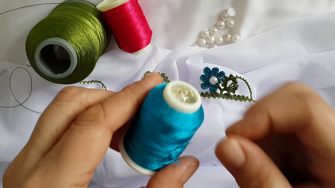 308-Gösterişli süper çiçek tığ oyası model yapımı