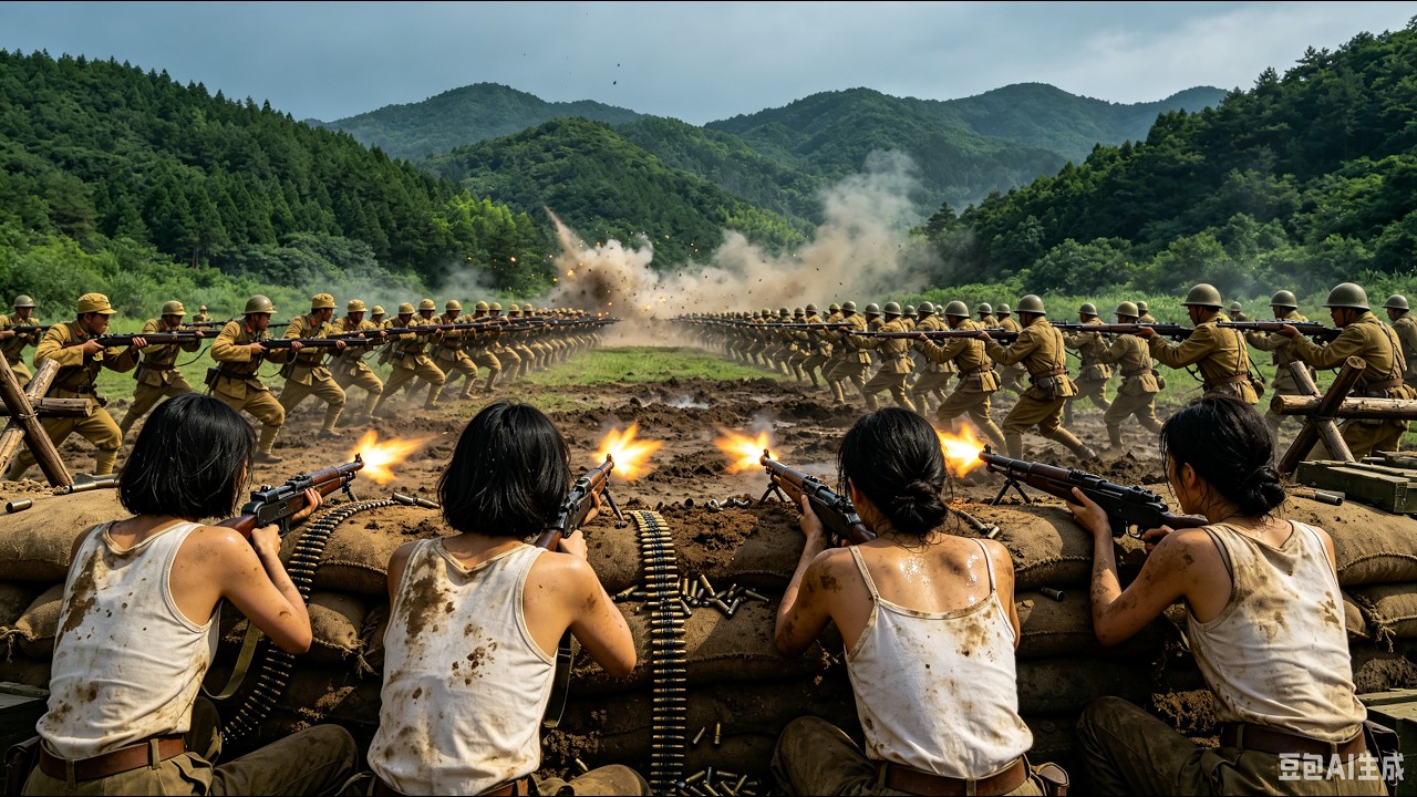 抗日電影！中國女兵早村口埋伏，一舉殲滅日軍1000大部隊！⚔️ 抗日 | Kung Fu