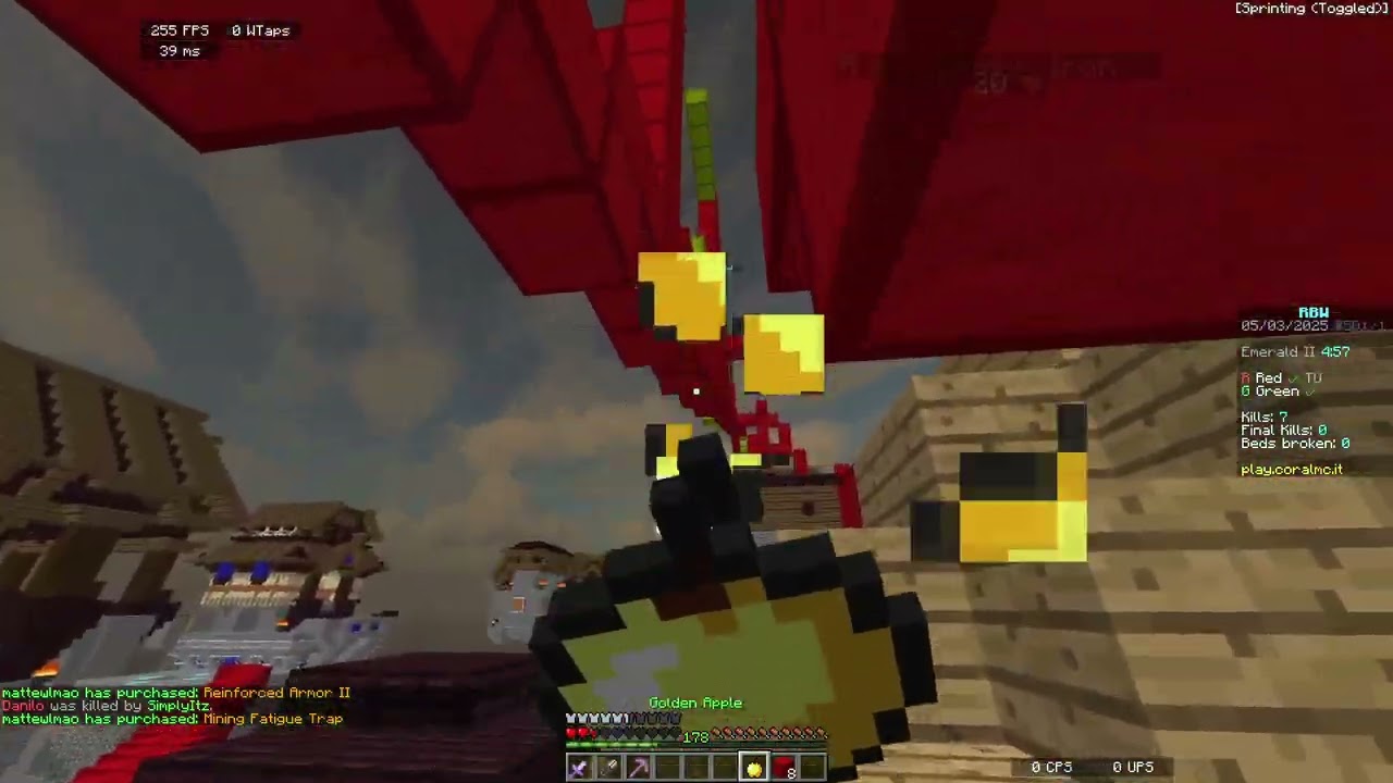 Demone top (ranked Bedwars CoralMC)