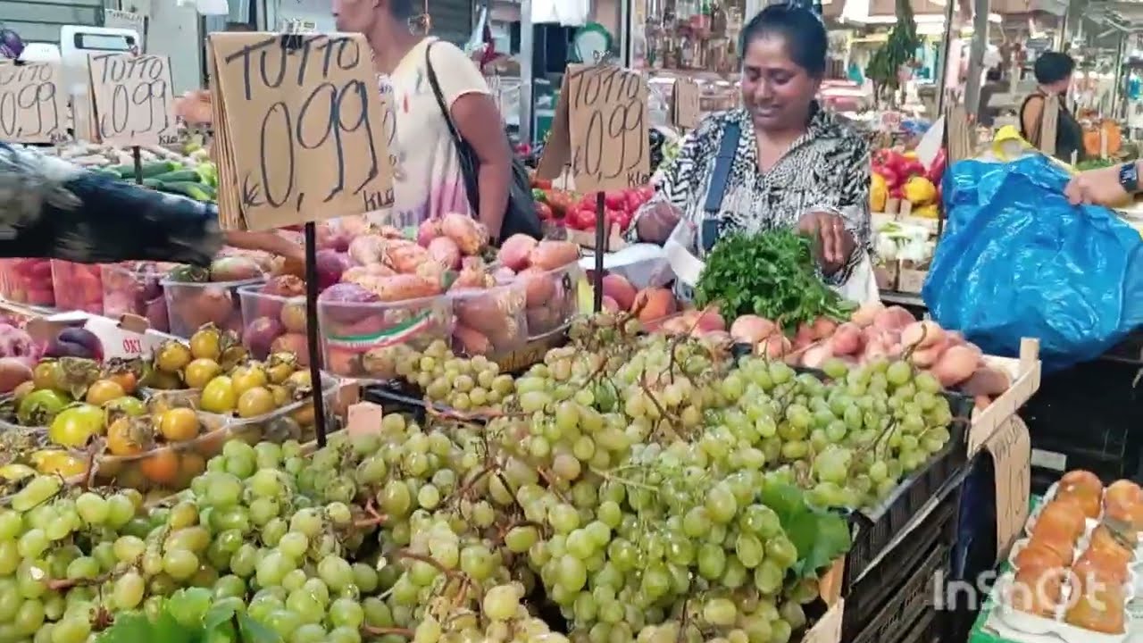 جولة في السوق بإيطاليا 🇮🇹😱 صدمة الأثمنة