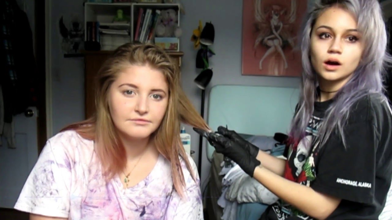 Pink fade ombre on Makenzie's hair! |Kylie The Jellyfish|