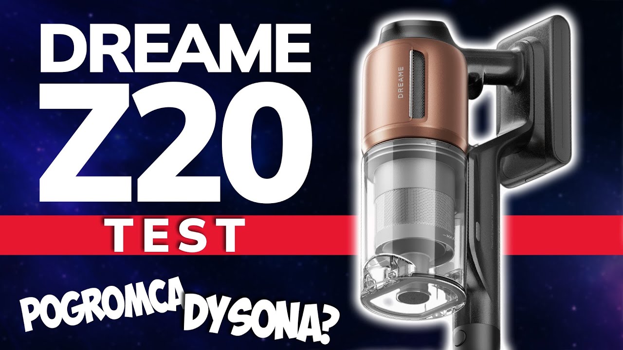 Dreame Z20 - GENIALNY odkurzacz pionowy z MNÓSTWEM końcówek 🤩 TEST