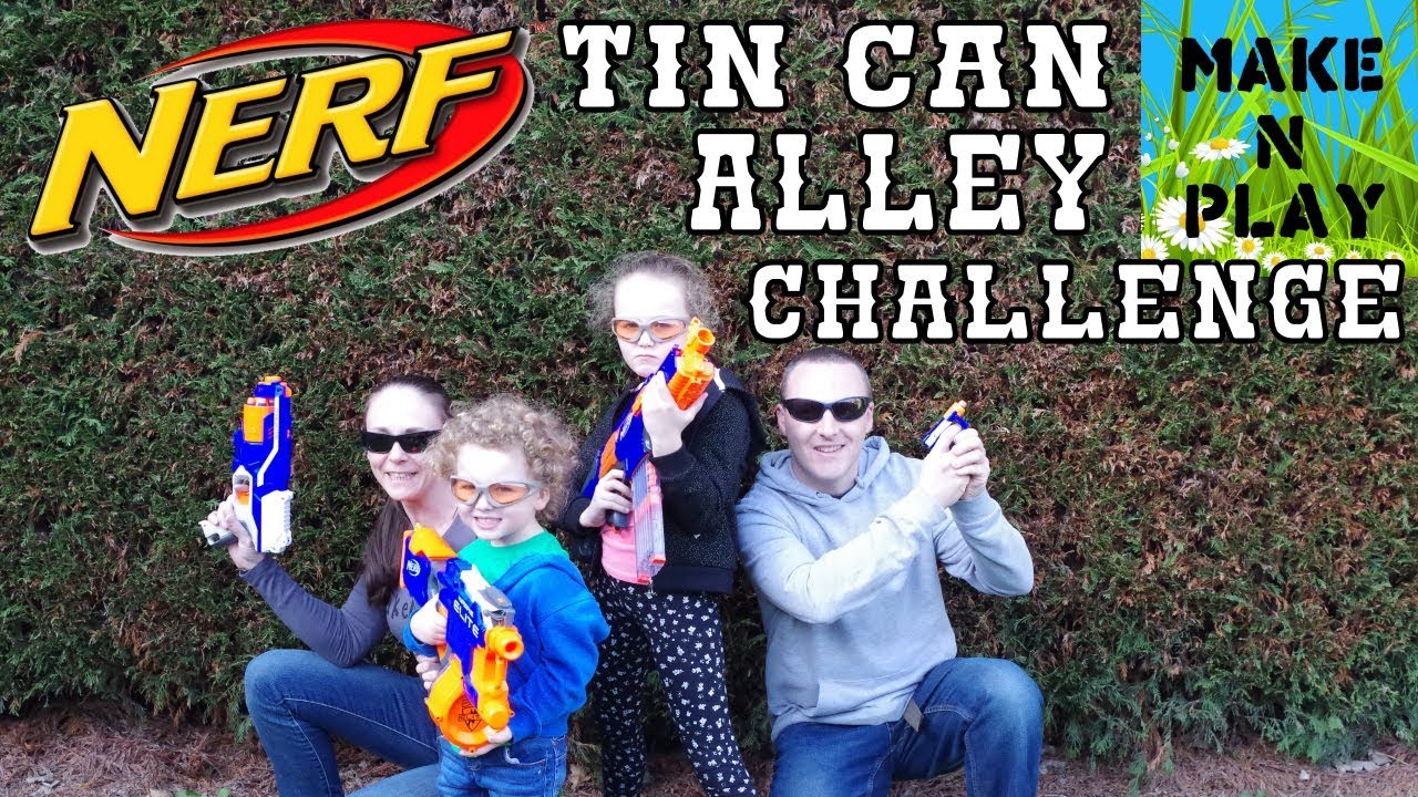 Nerf - tin can alley challenge