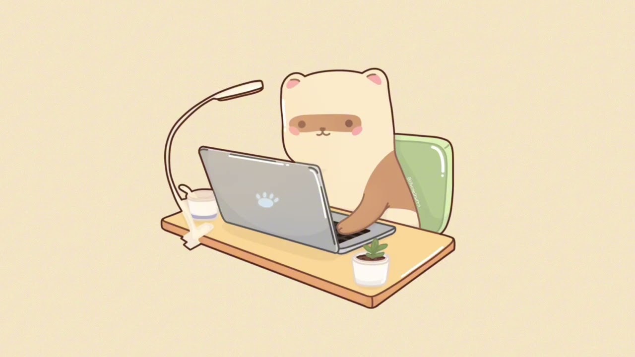 Libon trabajando contigo 🧸💻 | Música cozy para concentrarte (1 hora)