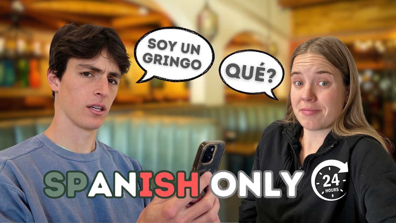 We Tried Speaking Spanish For 24 Hours (english subtitles)