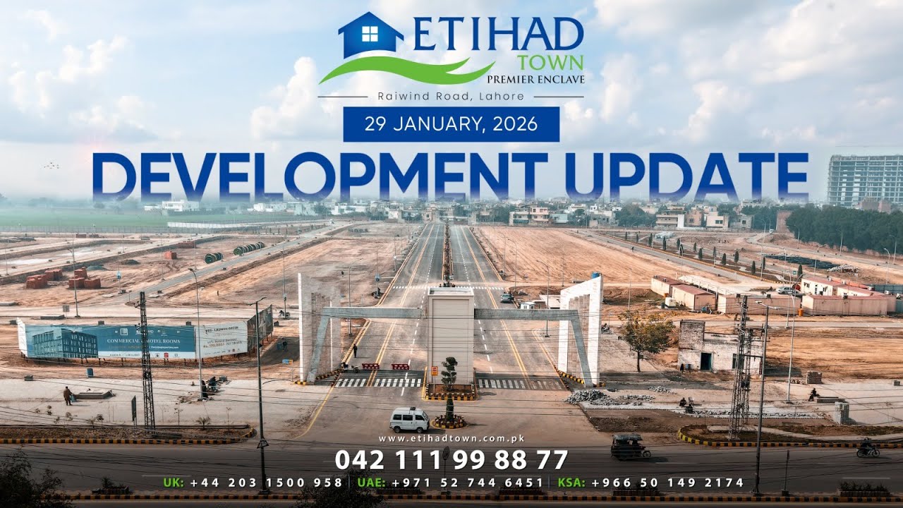 Etihad Town Premier Enclave - Development Update | January 29, 2026
