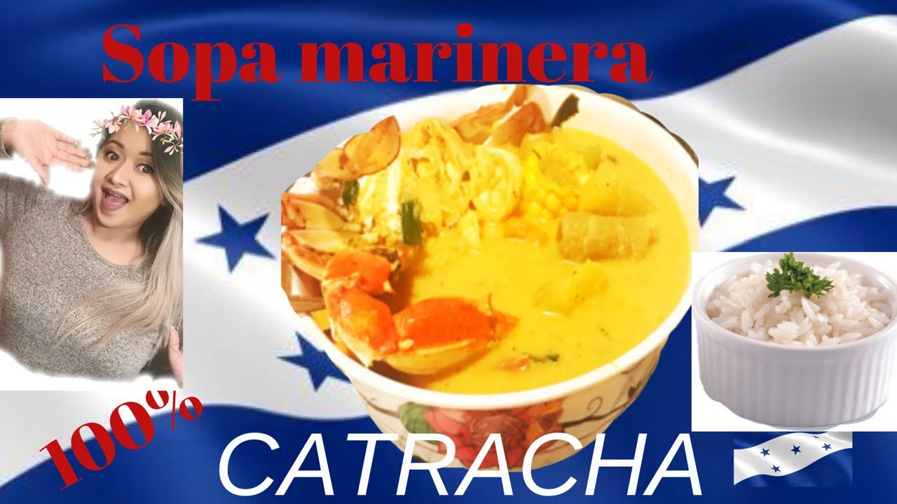 SOPA MARINERA🇭🇳 ESTILO CATRACHO // MARISCADA!!🍲 Súper fácil