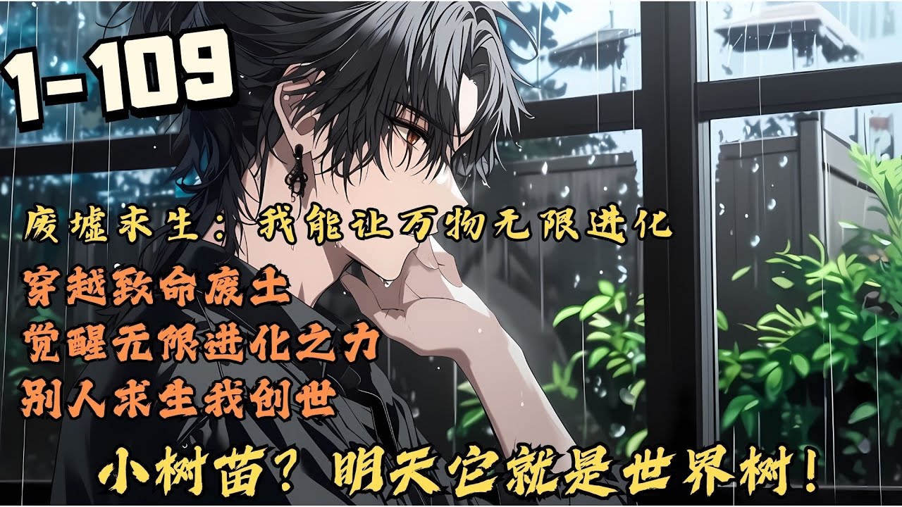 【💥💥💥全程高能预警！】 《廢墟求生：我能讓萬物無限進化》1-109話：牧良穿越到一個廢墟世界。這個世界的大地已經失去生機，變成一片廢土，水源被污染，天空被塵埃遮擋，不再有陽光照下。