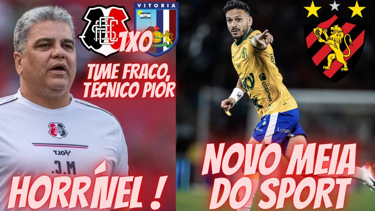 💣YAGO FELIPE É O NOVO MEIA DO SPORT ! SANTA CRUZ TEM ATUAÇÃO HORRÍVEL MAS VENCEU E É LÍDER