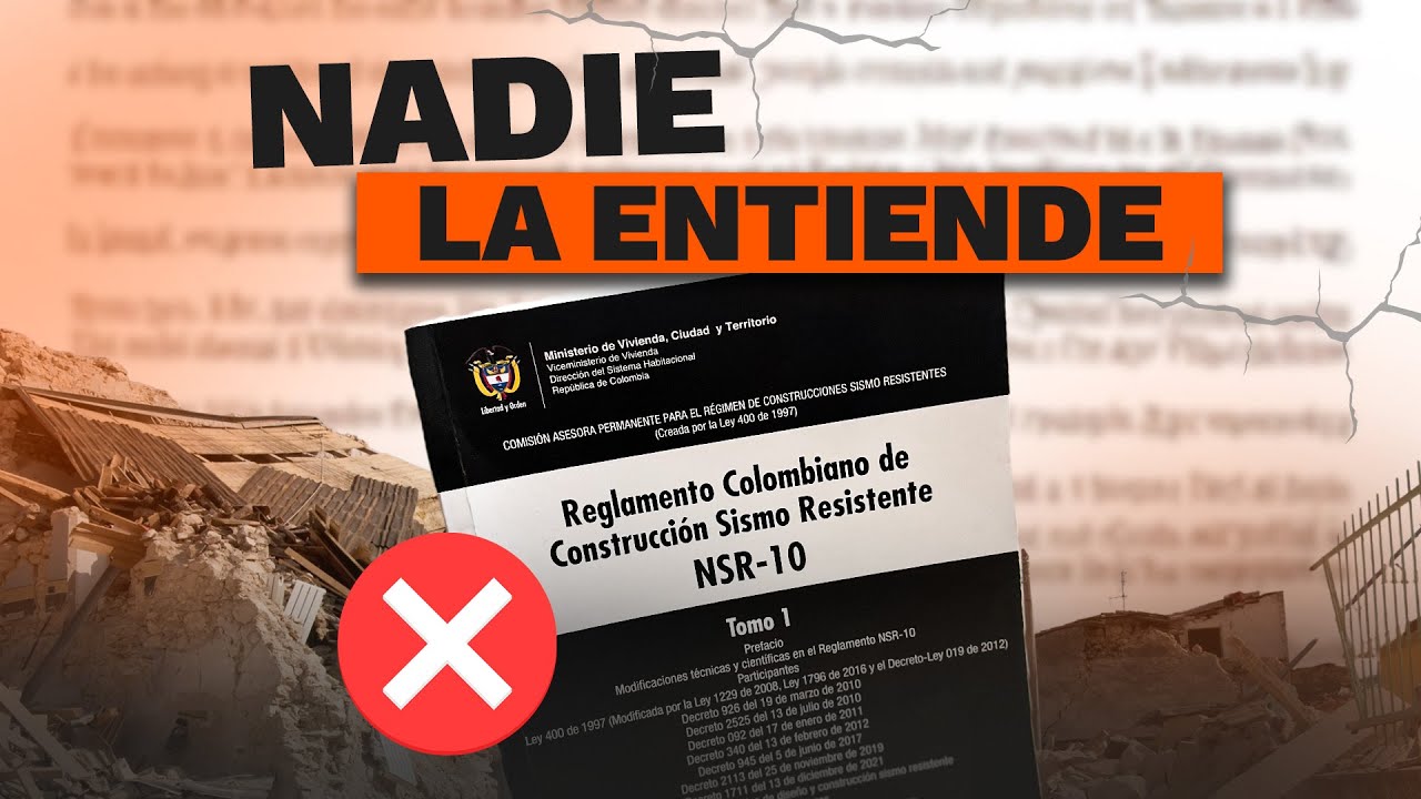 5  Cosas que TIENES que saber de la NSR-10 antes de dise&ntilde;ar😱 NSR10 EXPLICADA✅