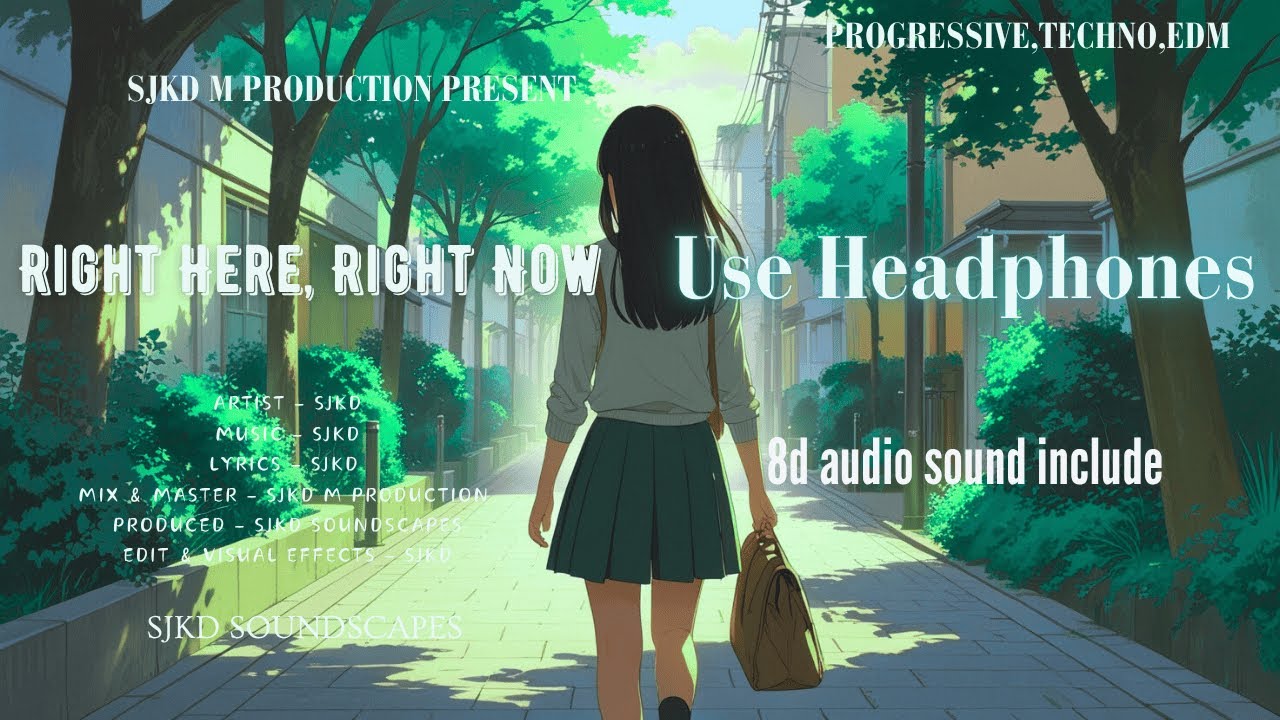 Right Here, Right Now | 8D Audio 🎧 | Progressive, Techno EDM music...