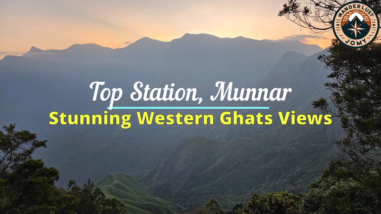 Top Station Munnar | Breathtaking Views on the Kerala Tamil Nadu Border | Munnar | 4K