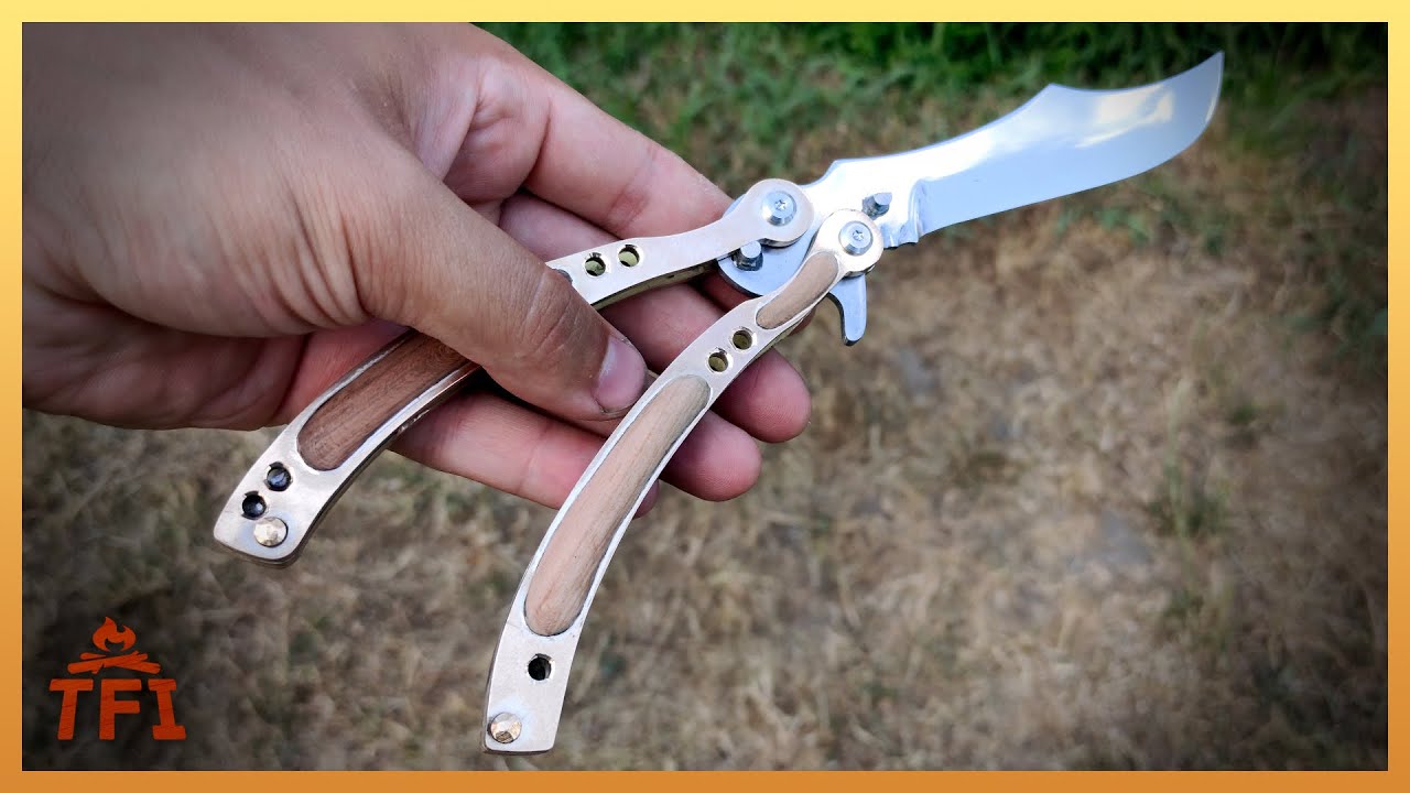 Как сделать нож бабочку своими руками. DIY