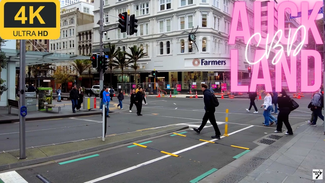 Queen Street to Victoria Park in 2026 | Auckland Walk in 4K