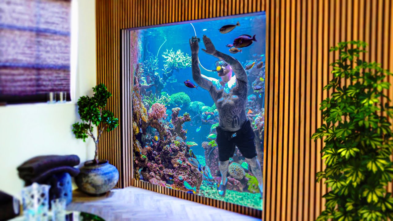 32.000 Liter Saltwater Aquarium in Denmark