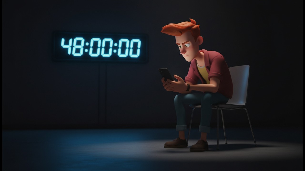 Deja de ser vago en 48 horas: El método del Blackout.